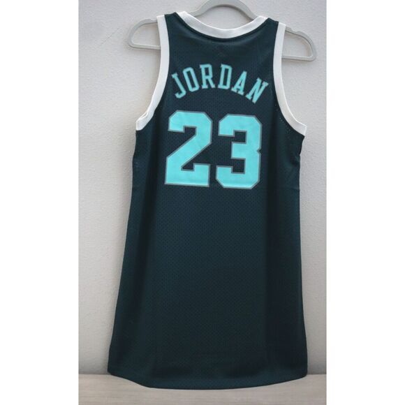 Nike Air Jordan HJ6368-366 Women's Sz XS Green Heritage Jumpman Jersey Dress - Picture 3 of 13